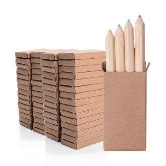 100er Set Mini Buntstifte aus Holz