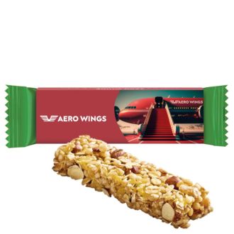 Corny Müsliriegel Nussig 25g mit individuellem Druck