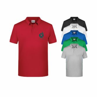 Poloshirt Basic Men mit Bio Baumwolle von JAMES & NICHOLSON