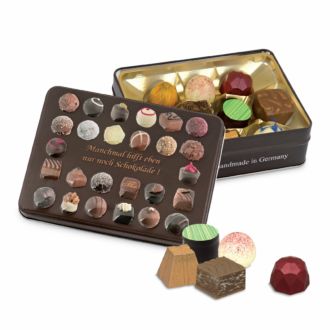 Präsentdose - Manchmal hilft eben nur noch Schokolade