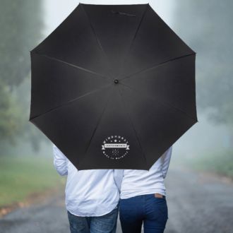 Regenschirm mit Fiberglasstänge