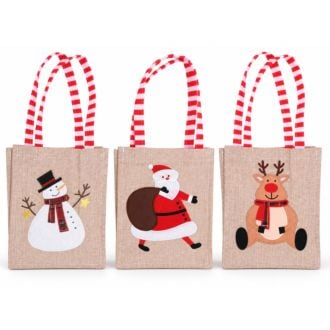 Tasche Weihnachtsmotive 3er Set sortiert