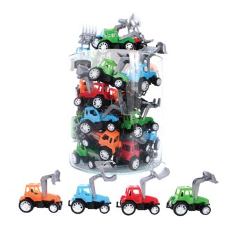 Traktor mit Rückzug (24er Set)