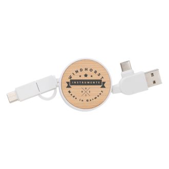 Verlängerbares Ladekabel Jared weiss