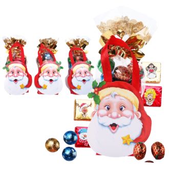 Weihnachtspräsent Tüte Weihnachtsmann je 50g 4er Set