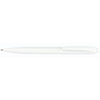 Werbetipp 800 x Kugelschreiber Plain weiss inkl. einfarbigem Werbedruck