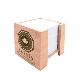 Zettelbox Never Forget Bambus