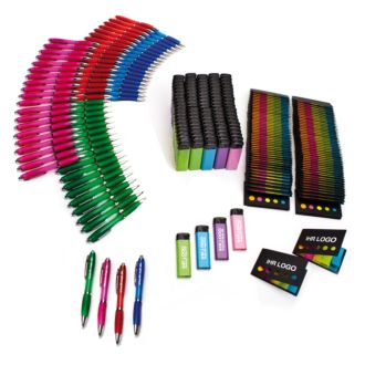 WERBESET Business Starter 300 Teile inklusive einfarbigem Werbedruck