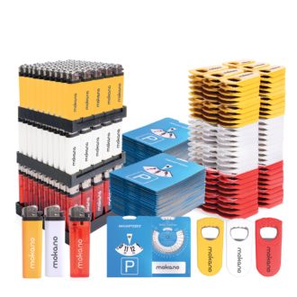 WERBESET 525 Teile inklusive einfarbigem Werbedruck