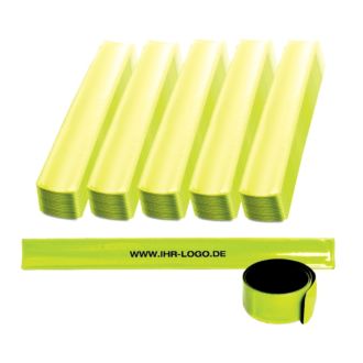 Werbetipp 100 Reflektorbänder inkl. einfarbigem Werbedruck