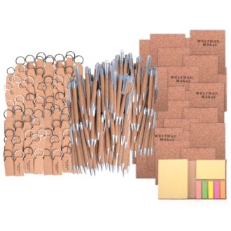 Werbeartikel Set Kork 190 Teile