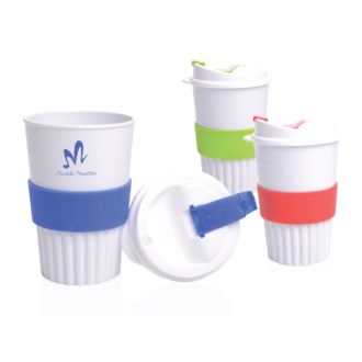 Bio-Coffee-To-Go-Becher aus Zuckerrohr