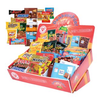 Dankeschön Box mit Marken- süßwaren 1,7kg