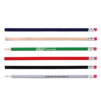Bleistift mit Radiergummi