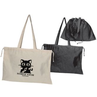  Bio-Baumwolltasche mit Kordelzug