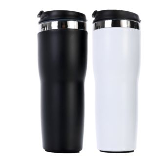 Black and White Thermobecher