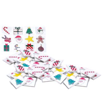 Tattoos Weihnachten sortiert 120er Set