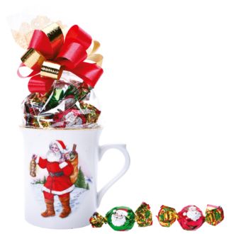 Nostalgie Weihnachtsbecher inkl 62,5g Süsswaren