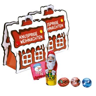 Standbeutel Lebkuchenhaus 2er Set je 45g Süßwaren