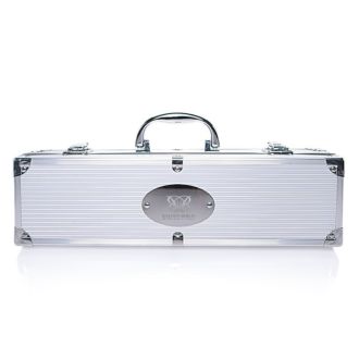 Alu-Koffer mit Grillbesteck, geschlossen