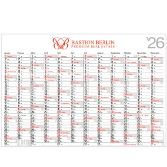 Plakatkalender groß inkl. 4c Digitaldruck
