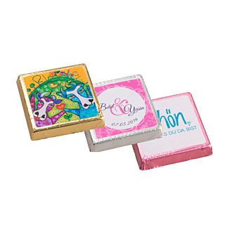 Vollmilchschokolade mit Digitaldruck