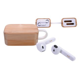 Bluetooth Kopfhörer in Bambusbox