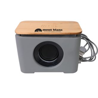 Bluetooth Lautsprecher mit integriertem Wireless Charge