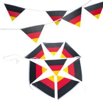 Deutschland-Wimpelkette 8 Wimpel