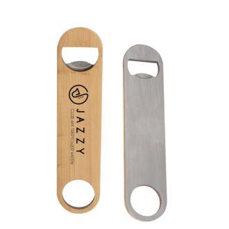 Flaschenöffner Edelstahl-Bambu