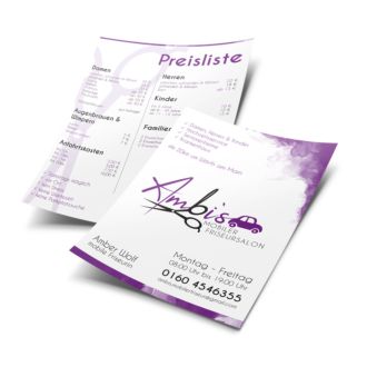 Flyer A6 2500 Stück beidseitig