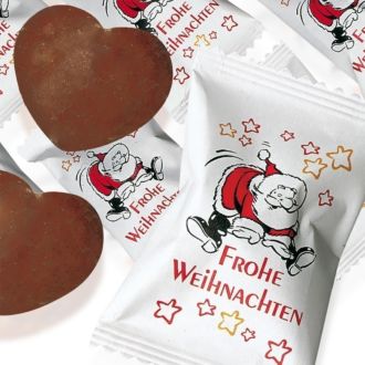 Herz-Lebkuchen Weihnachten 50-er Set (á 15g)