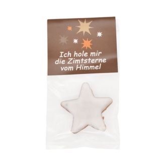 Ich hole mir die Zimtsterne Himmel Tüte