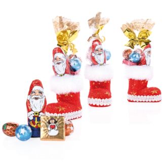 Kleiner Nikolausstiefel rot 3er Set je 45g