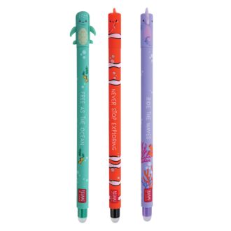 Legami löschbare Gelstifte Set Meerestiere 3er Set