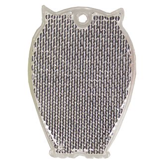 Reflektoranhänger für Kinder Motiv Eule weiß