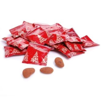 Sahne Kakao Mandel-Tüte Frohe Weihnachten 50er Set