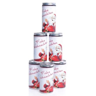 Secco Dosen "Weihnachtsmann" 6er Set