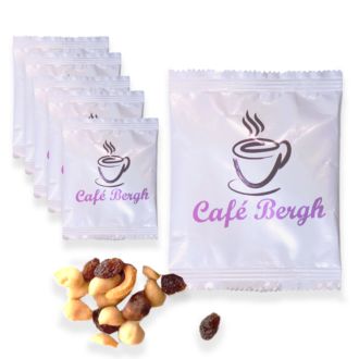 500 x Werbetüte m Studenten- futter Flowpack je 10g