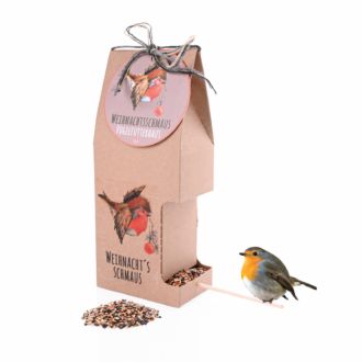 Vogelfutterhaus Weihnachts- schmaus