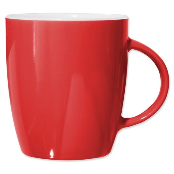 Personalisiert Tasse Mit Namen Sandra – Motiv Engel, Rot, 325 Ml, Spülmaschinenfest