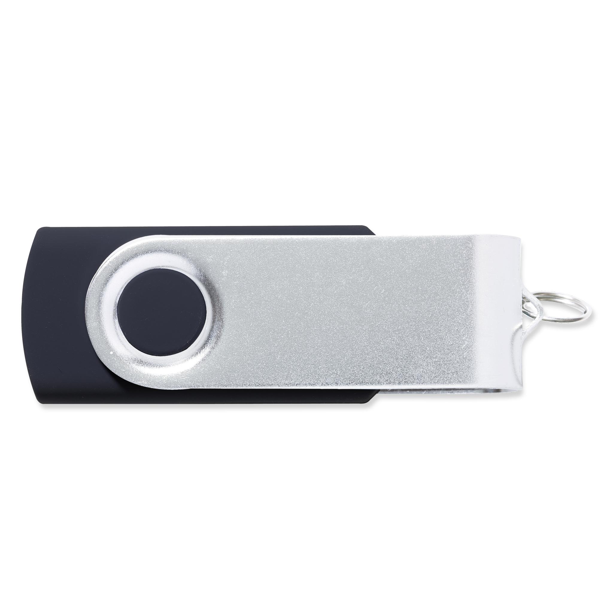 Werbeartikel USB-Stick Twister schwarz 4 GB