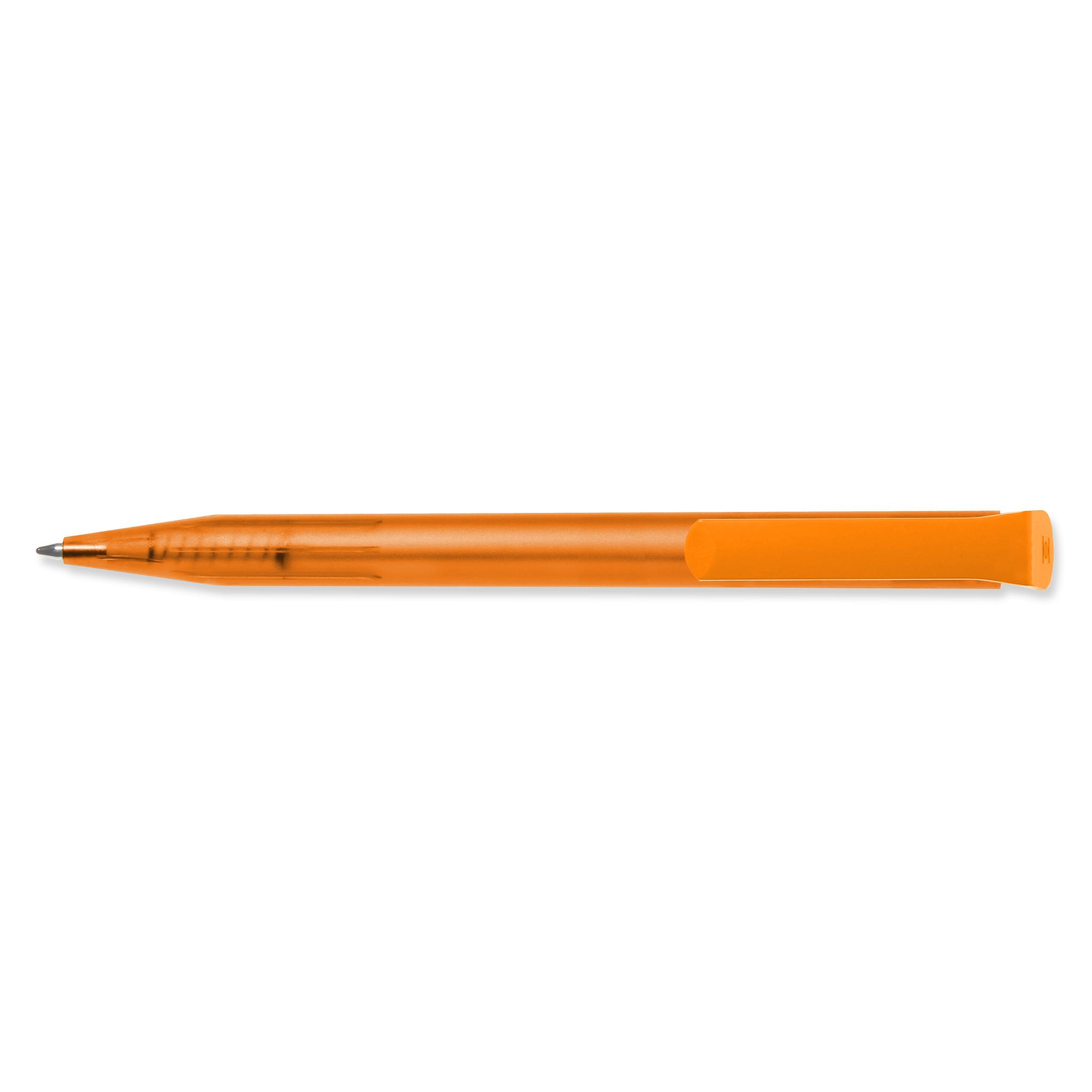 Kugelschreiber in Orange aus Kunststoff | Werbeartikel, Werbekugelschreiber, personalisierbare Werbeartikel