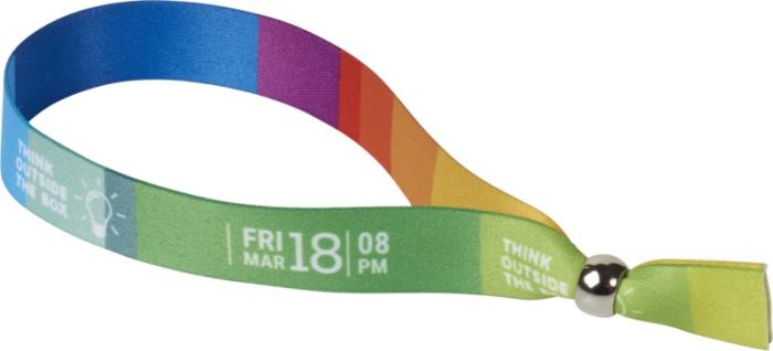 Werbeartikel Festival Armband, abnehmbarer Verschluss