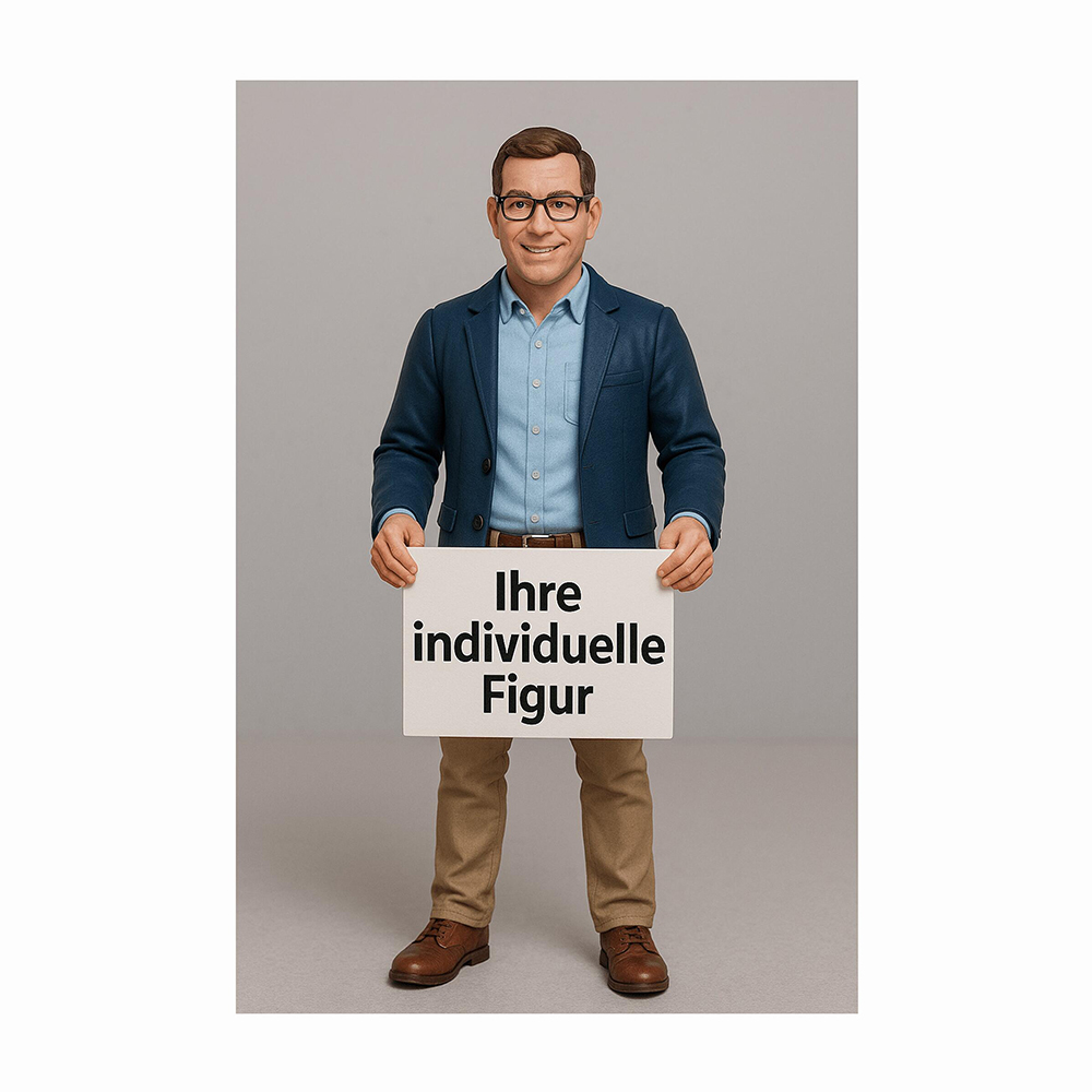 Werbeartikel 3D Figur aus Ton