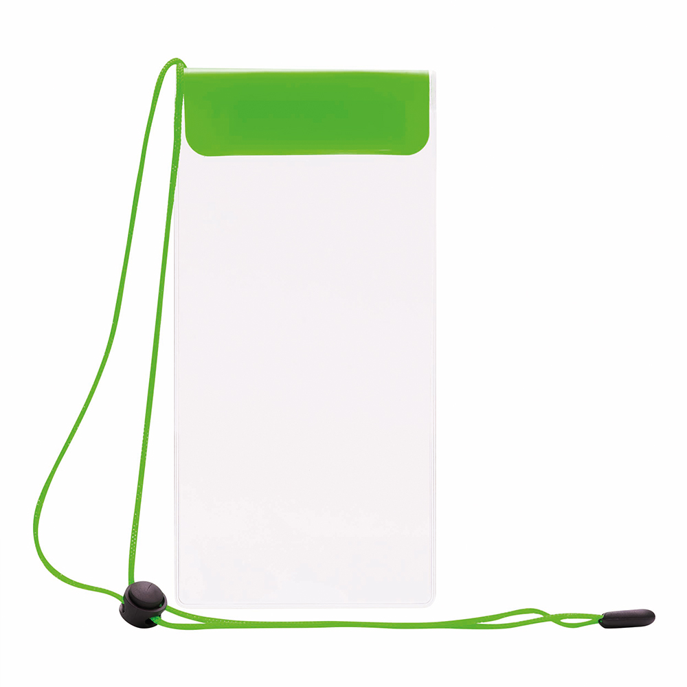 Werbeartikel Handytasche Smart Splash transparent apfelgrün