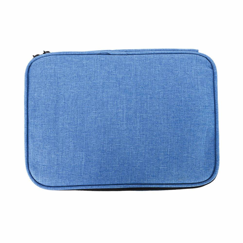 Werbeartikel Kühltasche blau aus 600D Polyester