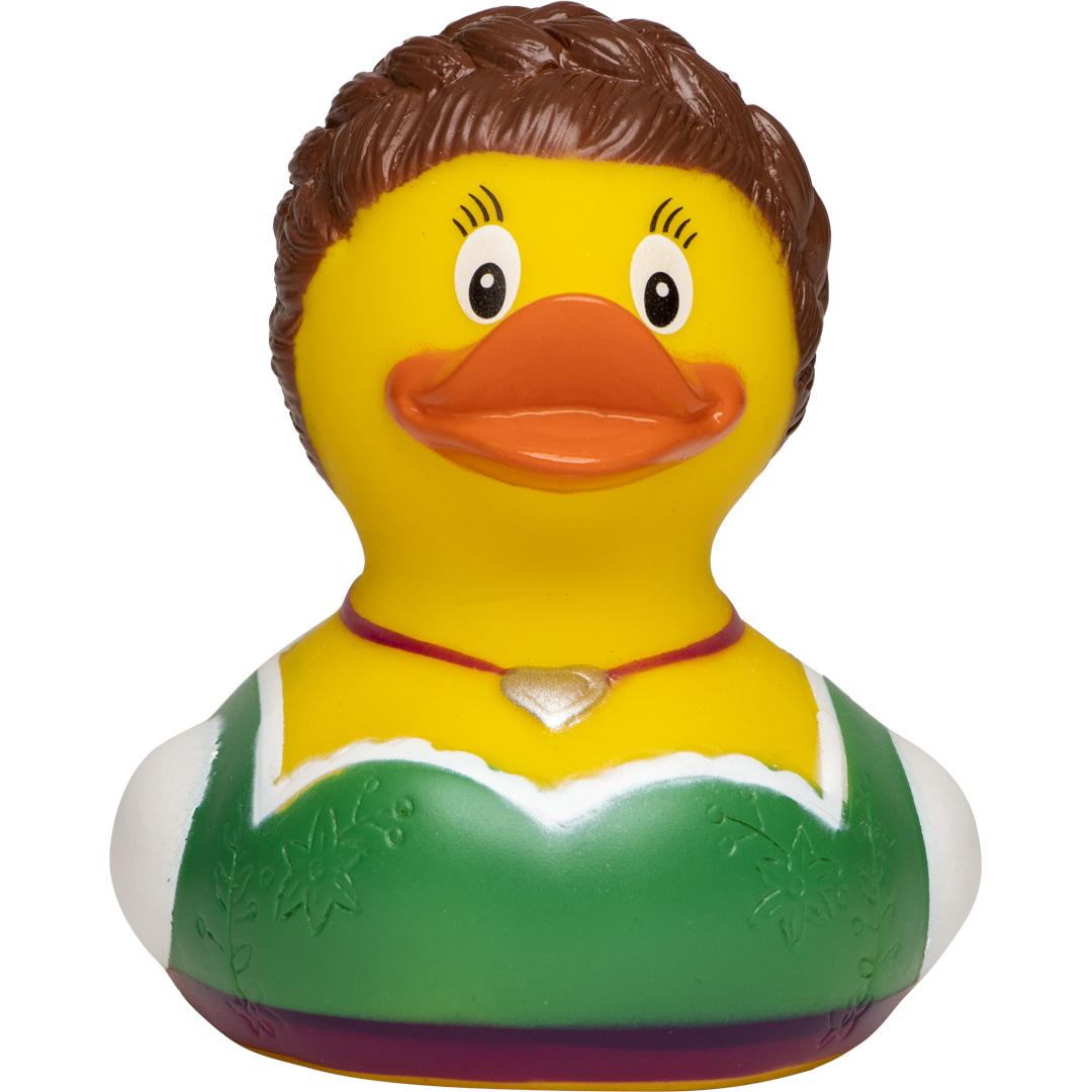 Werbeartikel Ente Dirndl Bayerin