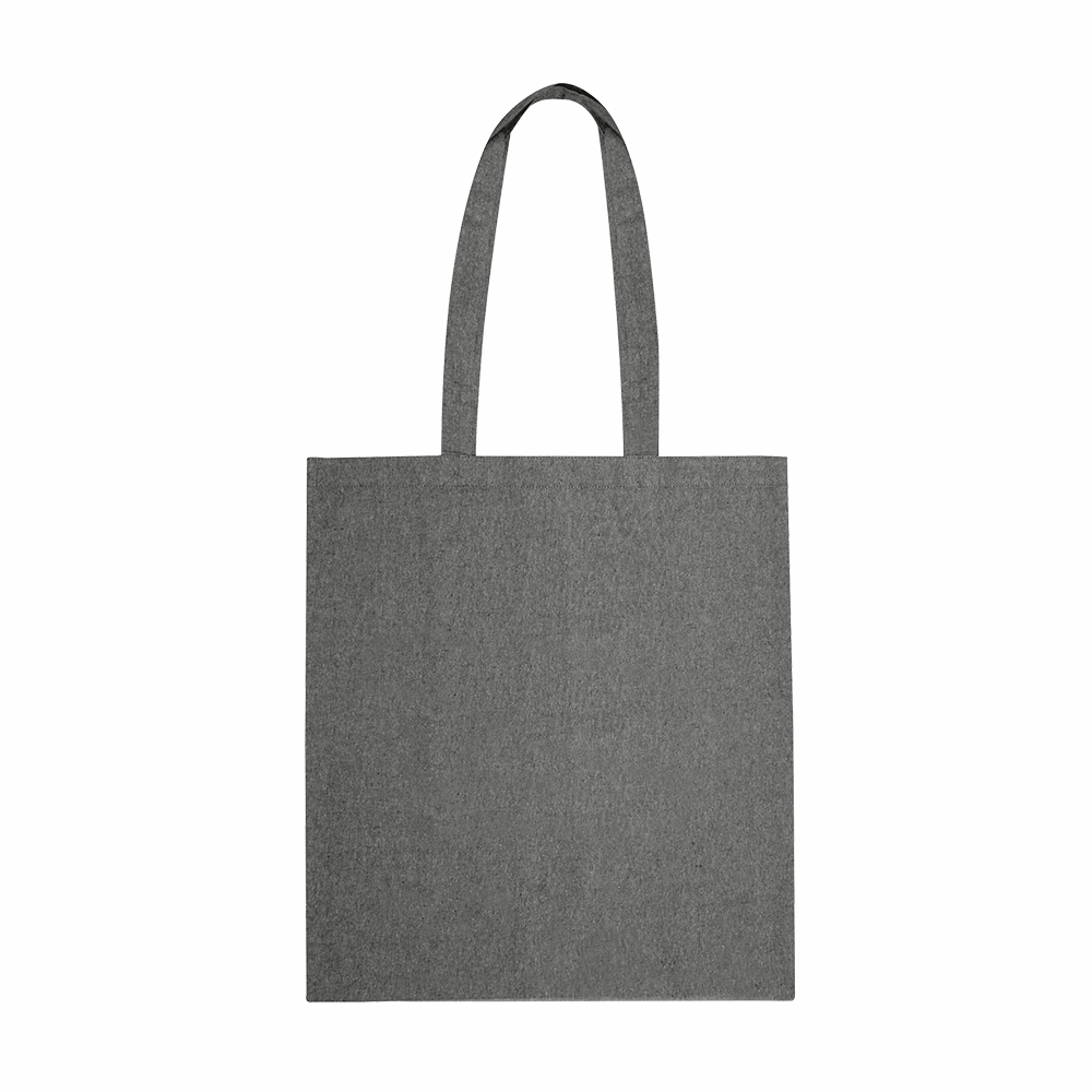 Werbeartikel Recycelte Baumwolltasche anthrazit 140gr.