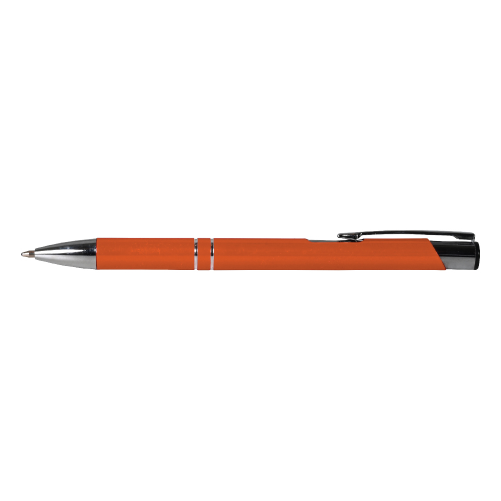 Kugelschreiber in Orange aus Metall | Werbeartikel, Werbekugelschreiber, personalisierbare Werbeartikel